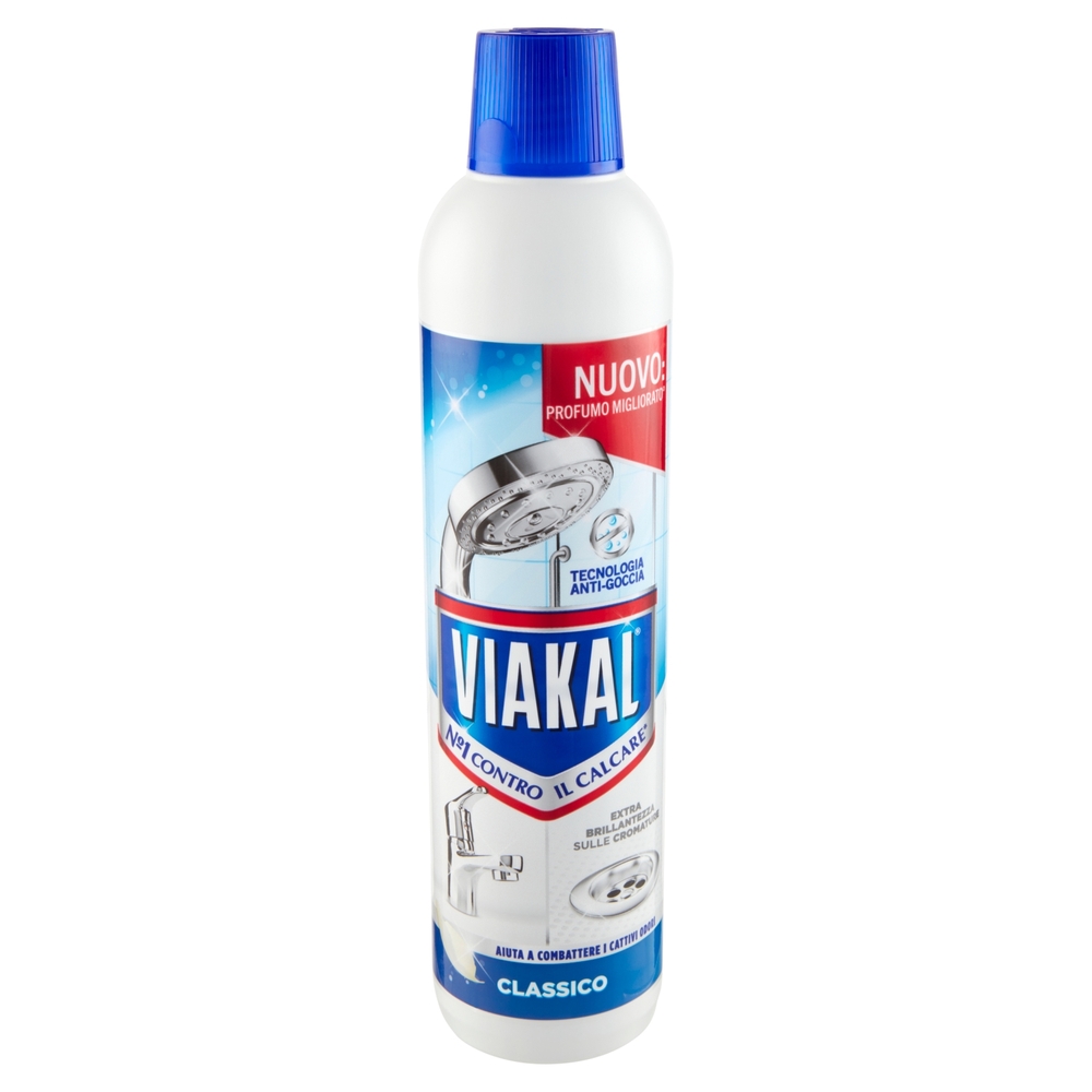Viakal Detersivo Anticalcare Bagno e Cucina Classico Liquido 720 ml